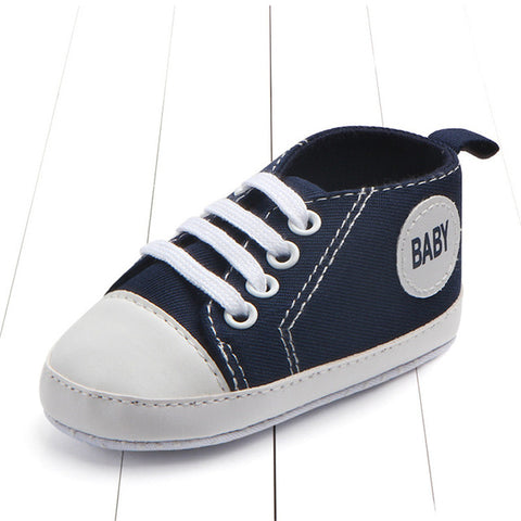 Image of Newborn Baby Boys Girls First Walkers Shoes Infant Toddler Soft Sole (Key word for Free Checkout: Free Baby Shoe)