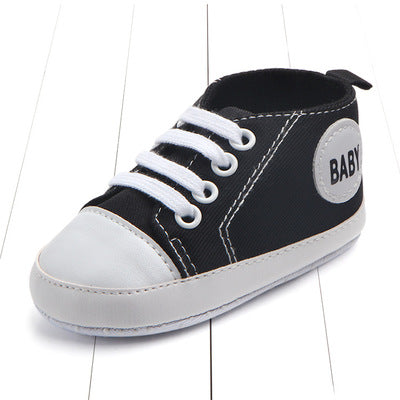 Image of Newborn Baby Boys Girls First Walkers Shoes Infant Toddler Soft Sole (Key word for Free Checkout: Free Baby Shoe)