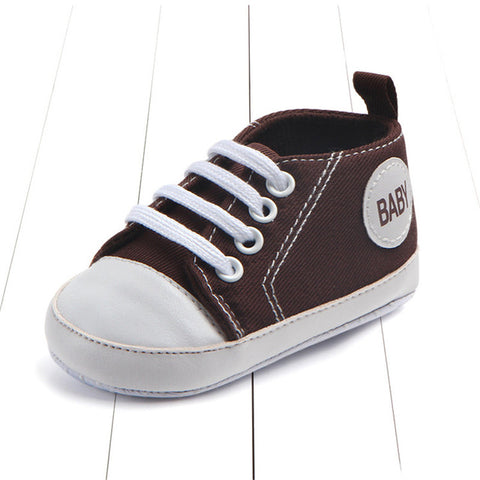 Image of Newborn Baby Boys Girls First Walkers Shoes Infant Toddler Soft Sole (Key word for Free Checkout:  Free Baby Shoe)