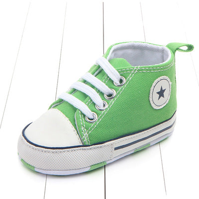 Image of Newborn Baby Boys Girls First Walkers Shoes Infant Toddler Soft Sole (Key word for Free Checkout:  Free Baby Shoe)