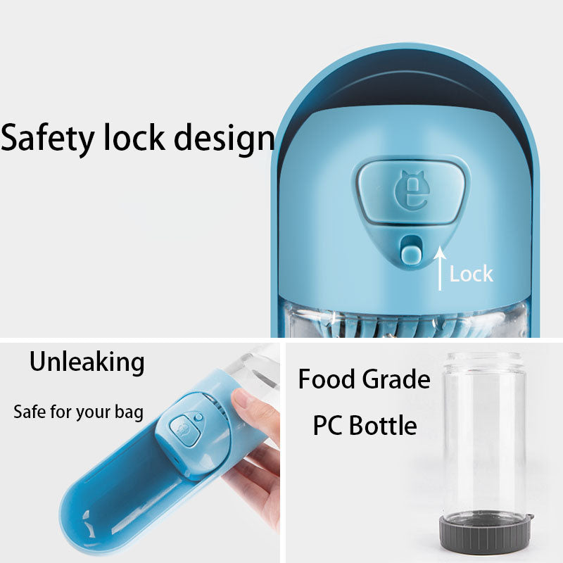 Portable Pet Dog Water Bottle for Small Large Dogs Pet Product Travel Puppy Drinking Bowl Outdoor Pet Water Dispenser Dog Feeder